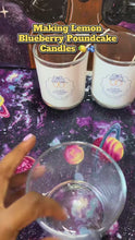 Load and play video in Gallery viewer, Lemon Blueberry Pound Cake Soy Candle

